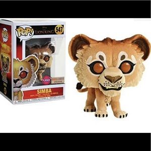 Funko POP Disney flocked Lion King SIMBA 547‎ Hot Topic Exclusive